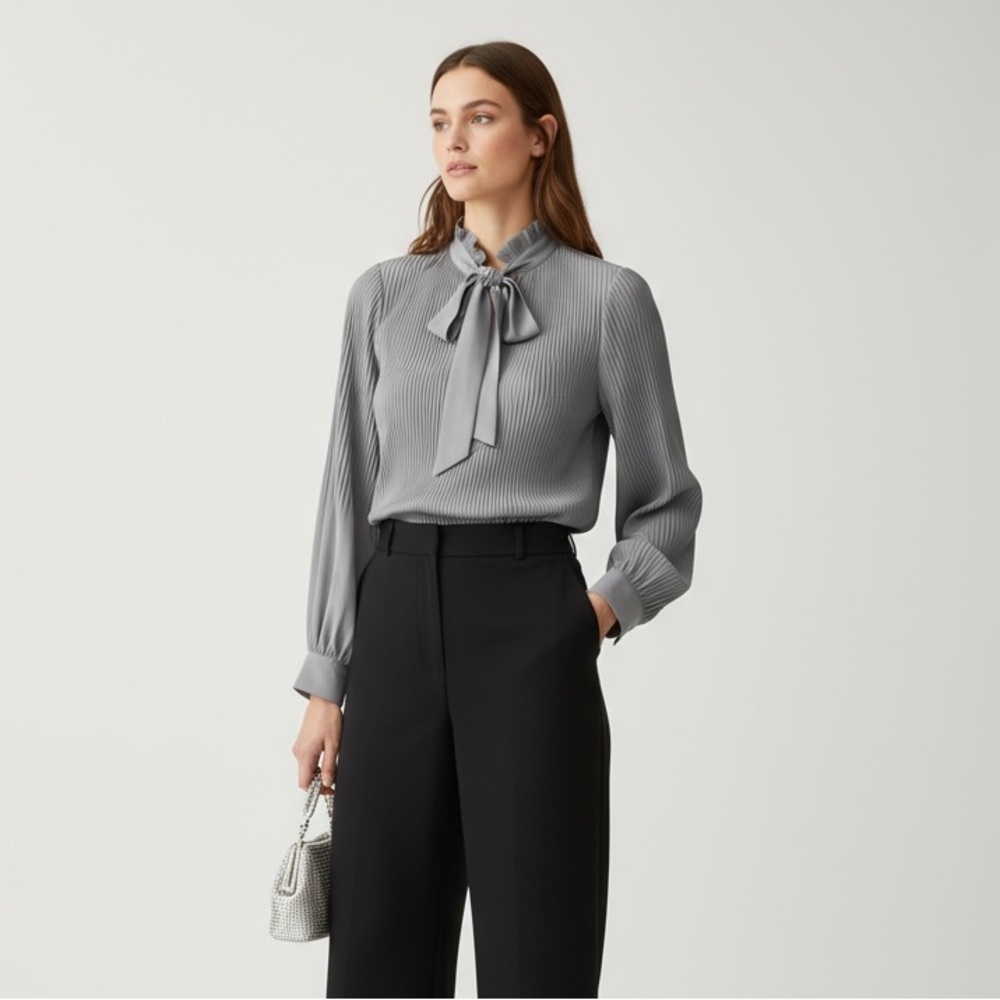 Banana Republic Gray Blouse